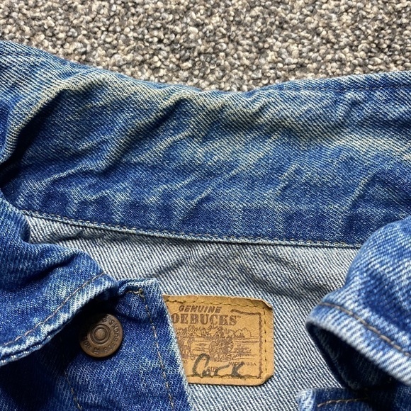 Vintage Sears Genuine Roebucks Denim Trucker Jacket XL - Picture 6 of 6